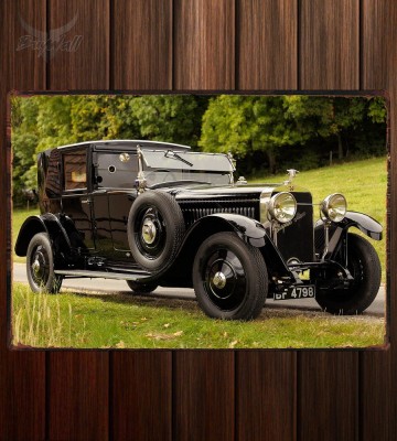 Металлическая табличка Hispano-Suiza H6B Coupe DeVille by Kellner